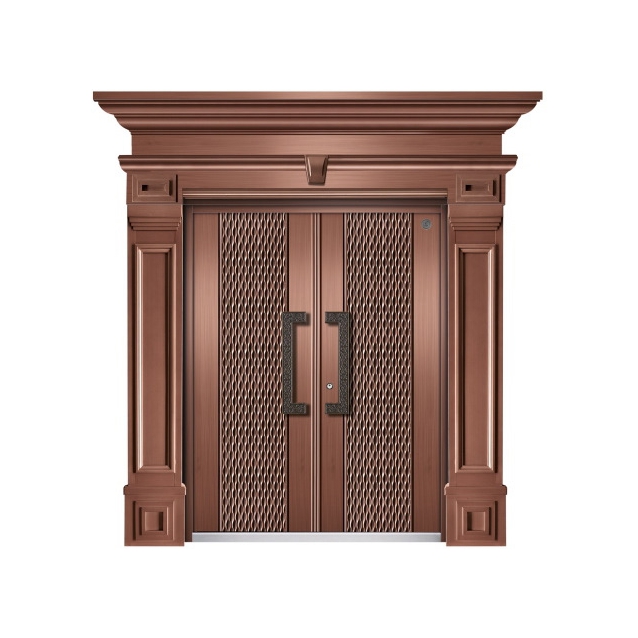 鉑金銅拼接門百年—高山流水