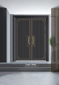 國(guó)潮拼接門福壽康寧